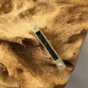 Plastronspeld met paardenhaar